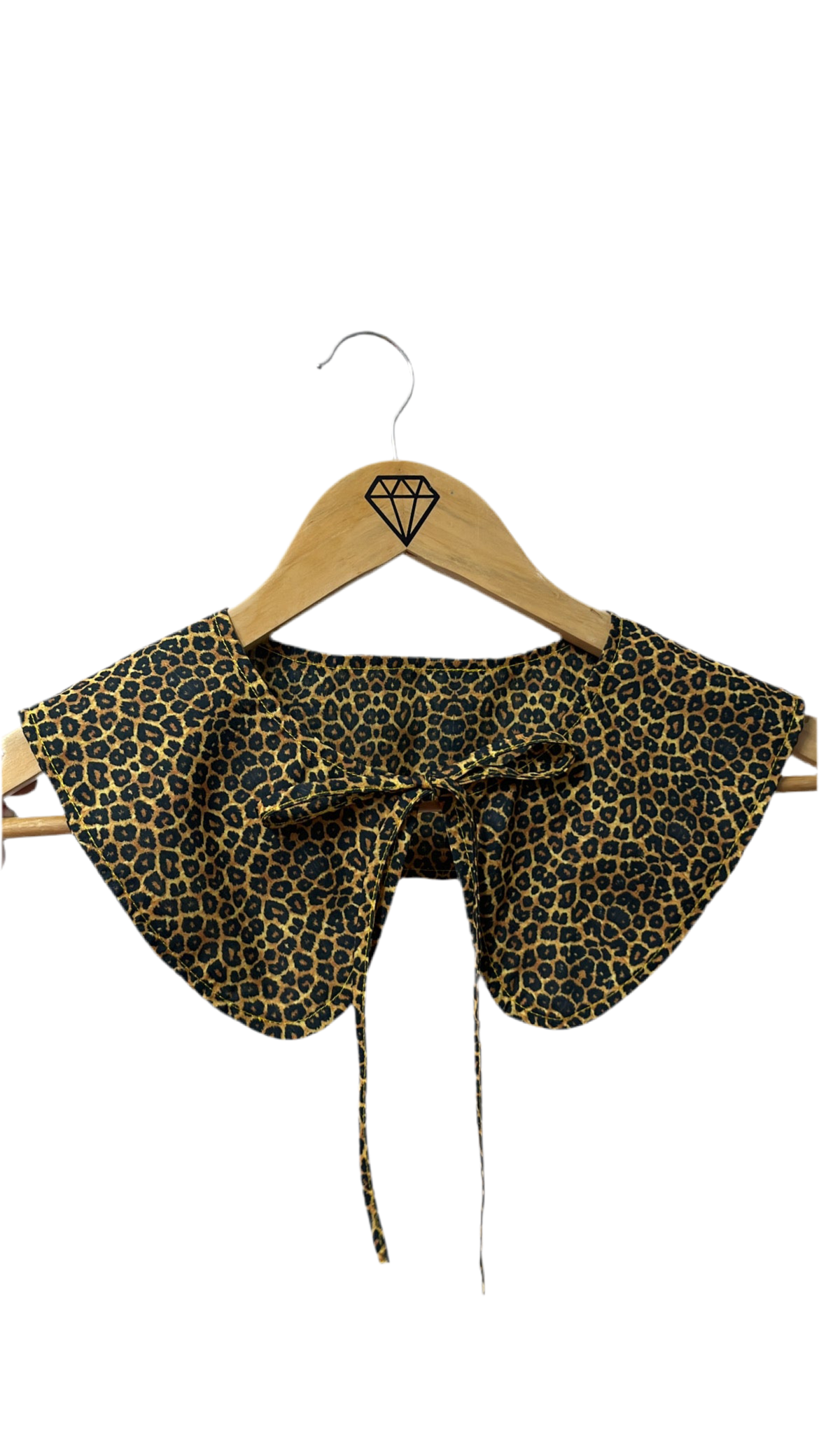 Collar textil cuello bobo adulto leopardo