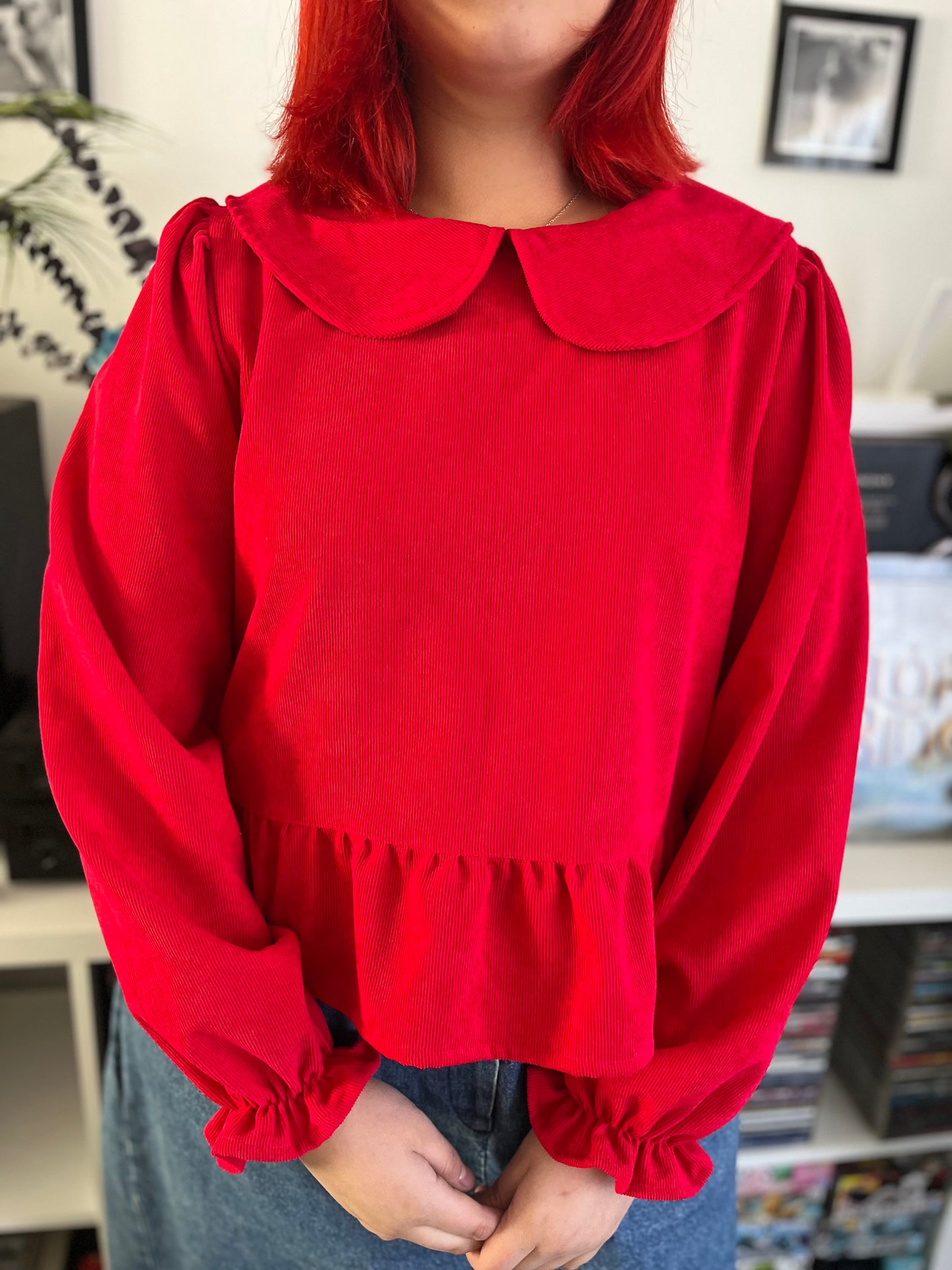 Blusa Nina cotele rojo