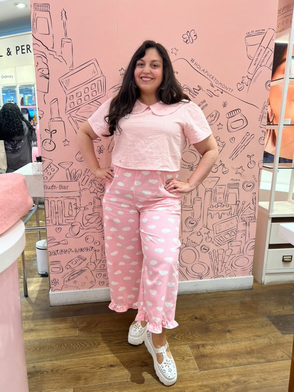 Culotte Lillie rosado nubes