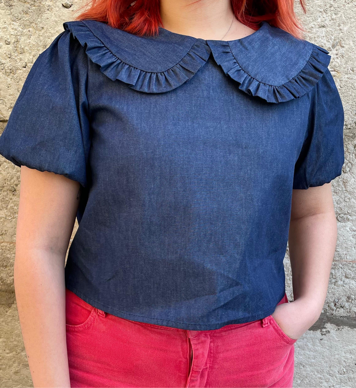 Blusa Tuttie blue denim