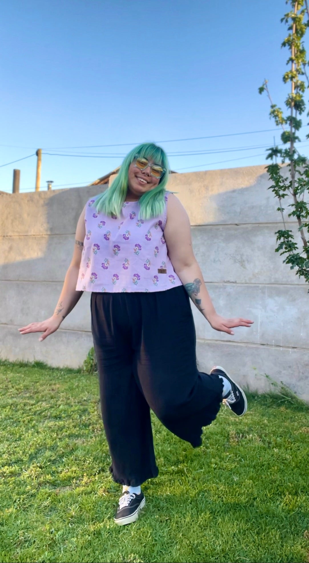 Blusa Roxie Lila floral