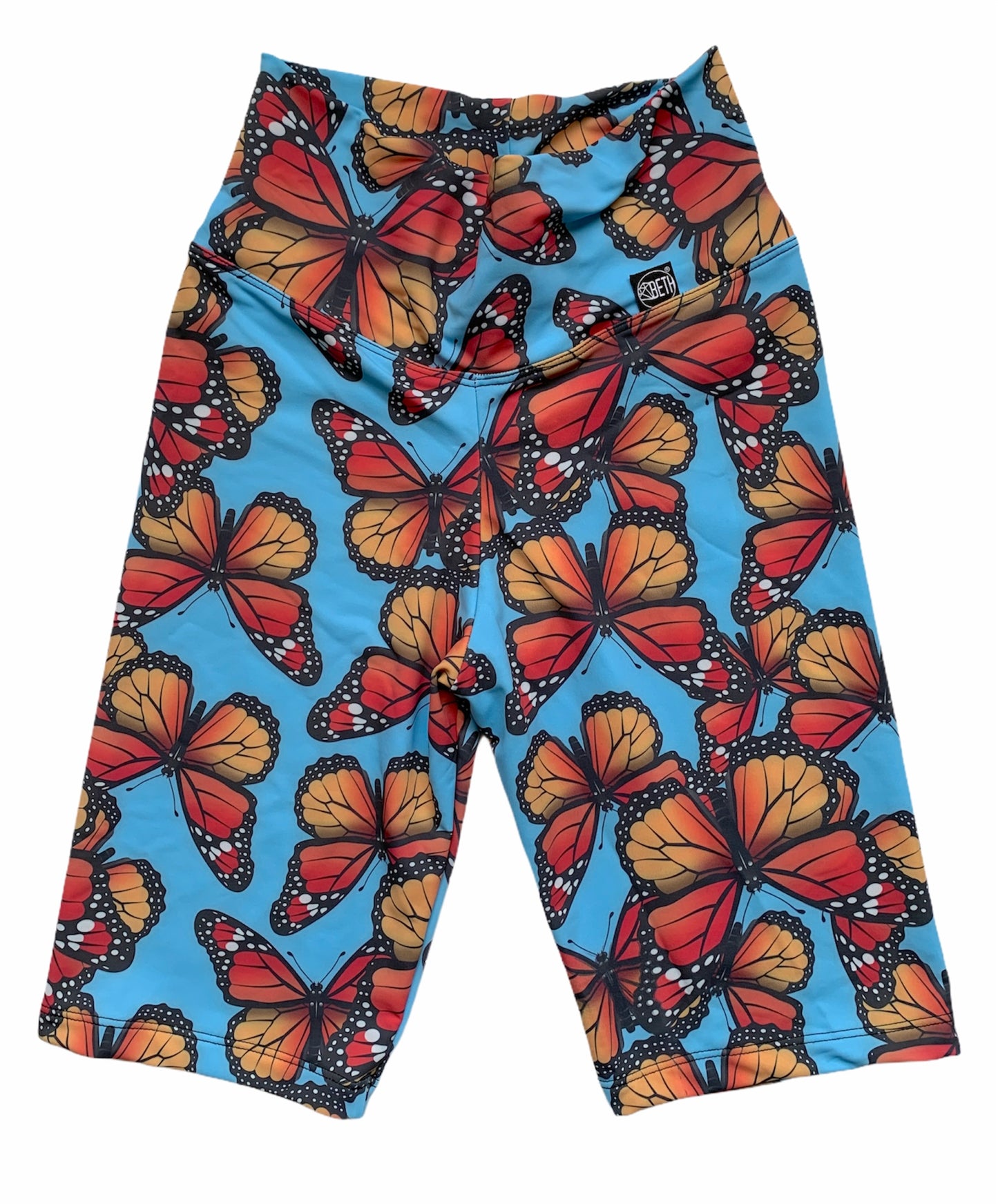 Calza biker mariposas