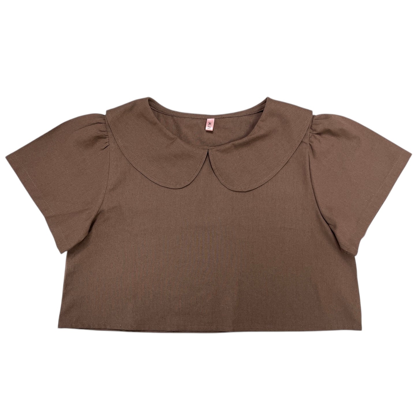 Blusa Bebé Lino Mocha