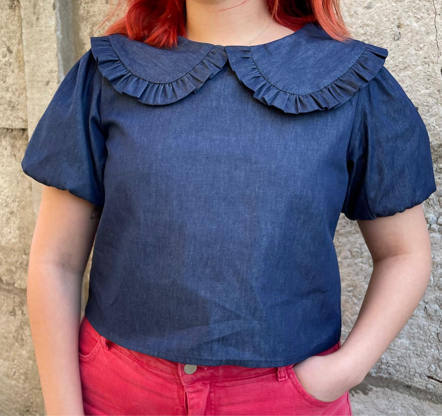 Blusa Tuttie blue denim