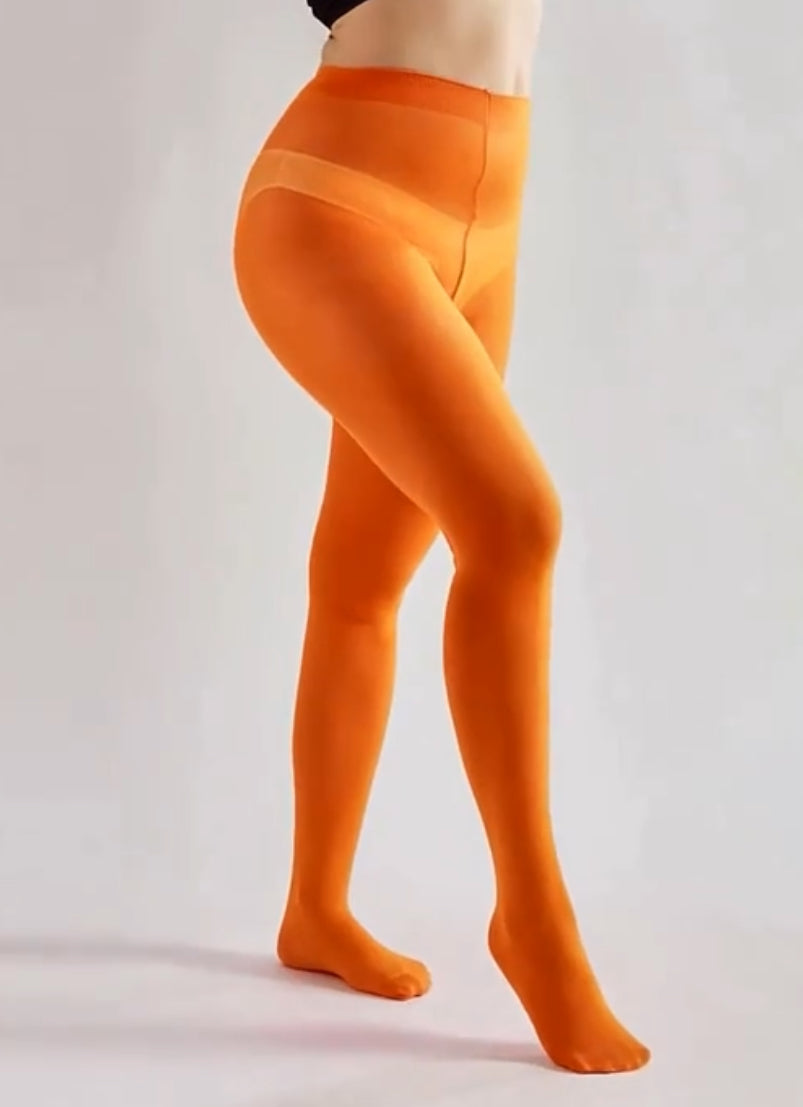 Panty plus size (42 a 54) naranja