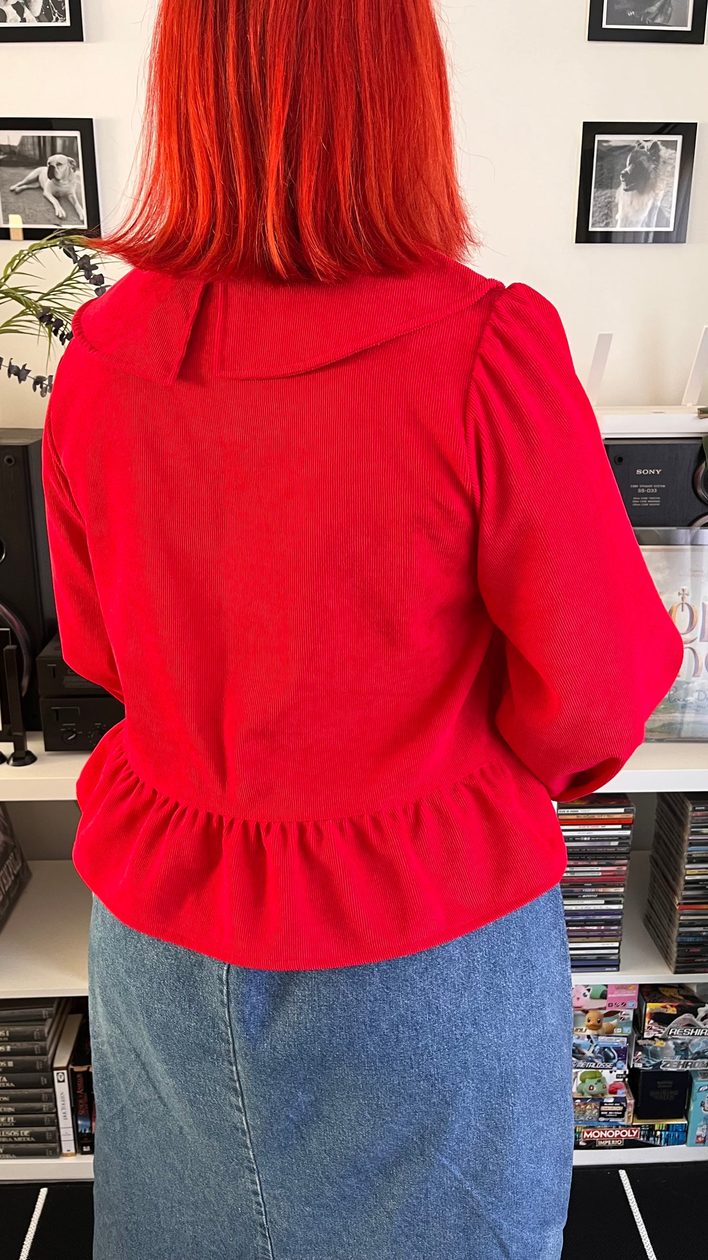 Blusa Nina cotele rojo