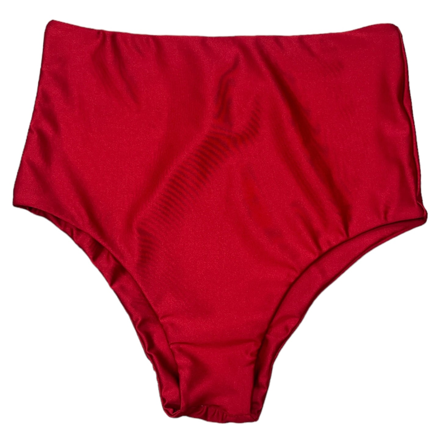 Calzón tiro alto regular bikini rojo