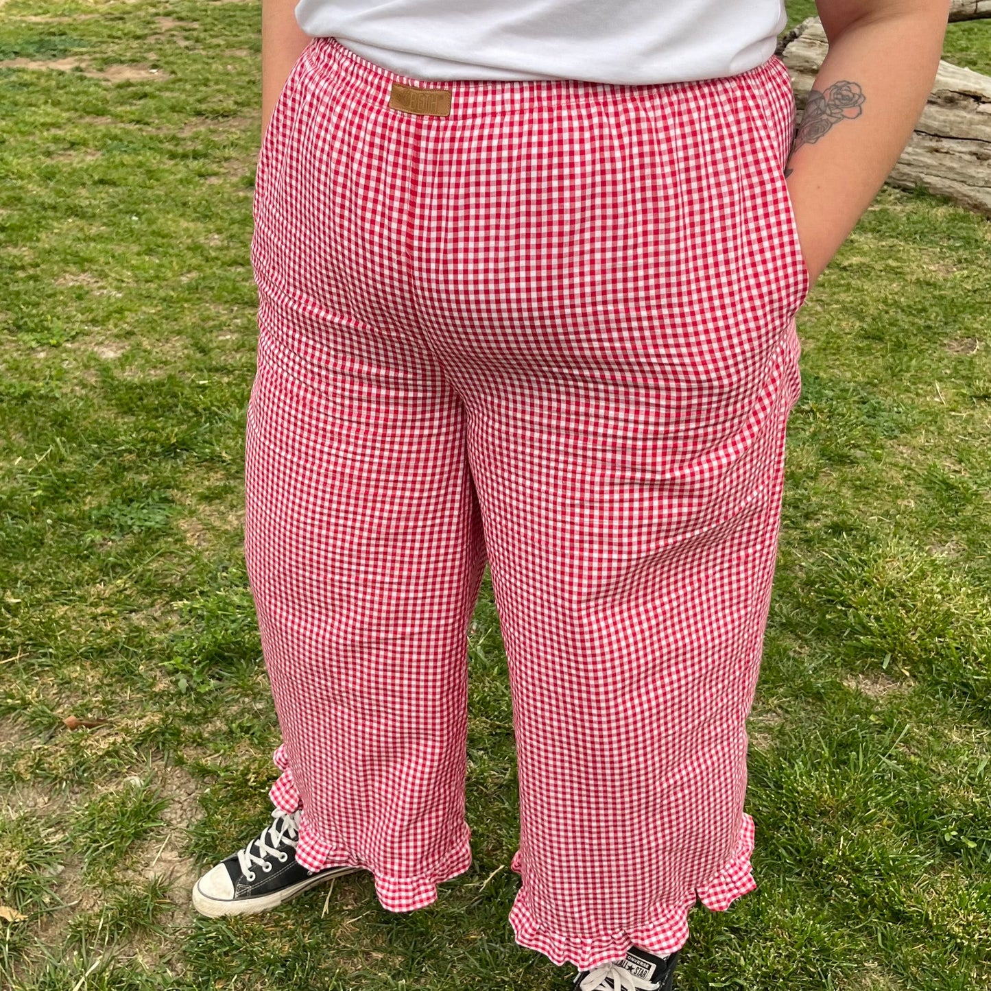 Culotte Lillie Vichy rojo