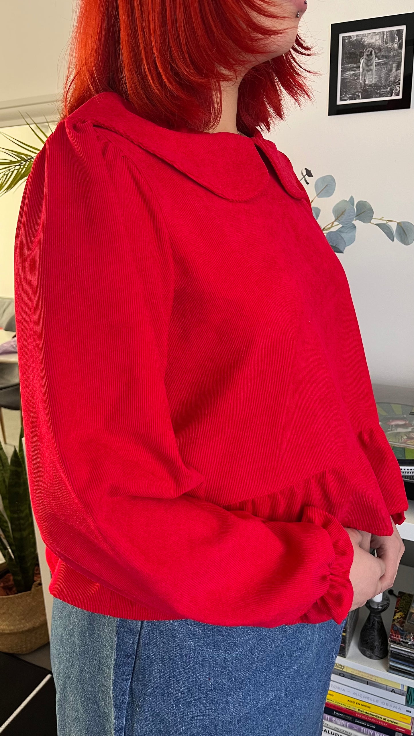 Blusa Nina cotele rojo