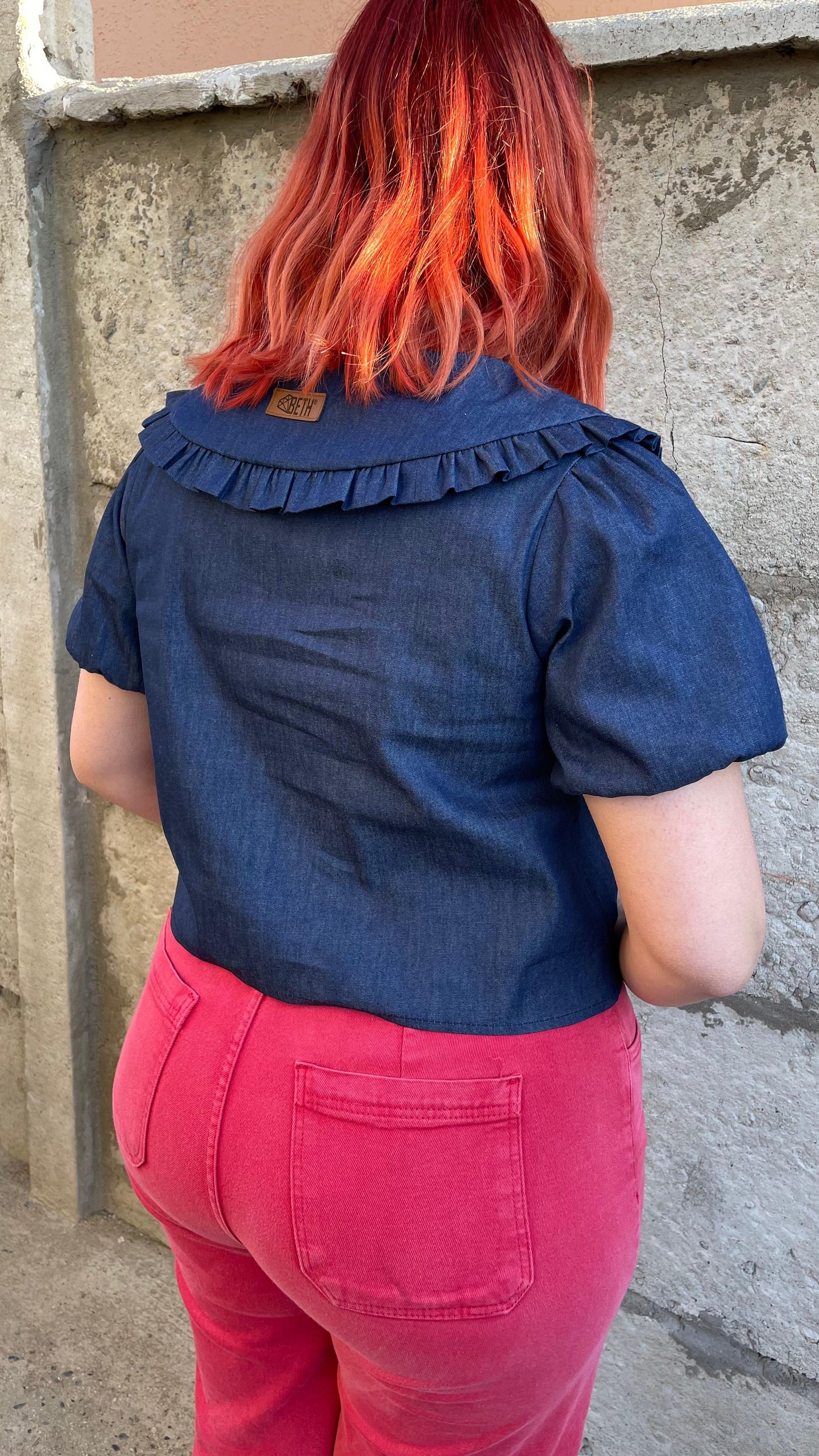 Blusa Tuttie blue denim
