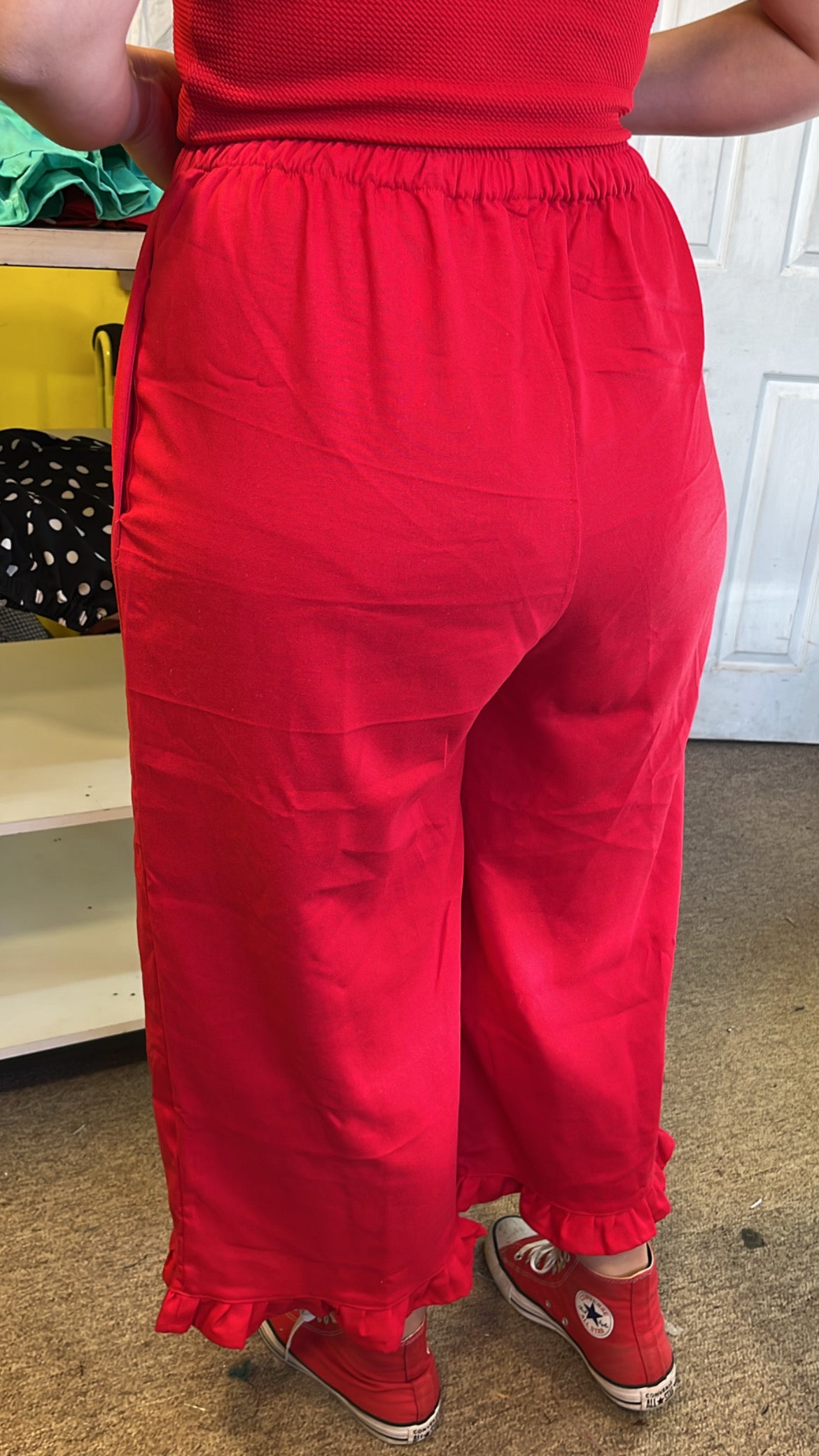 Culotte Lillie Lino rojo