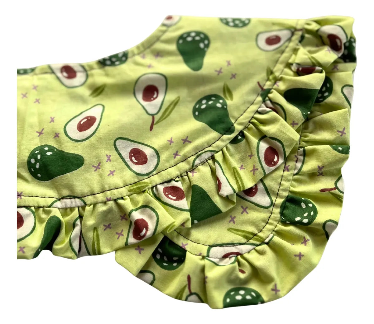Cuellito desmontable adulto verde paltas