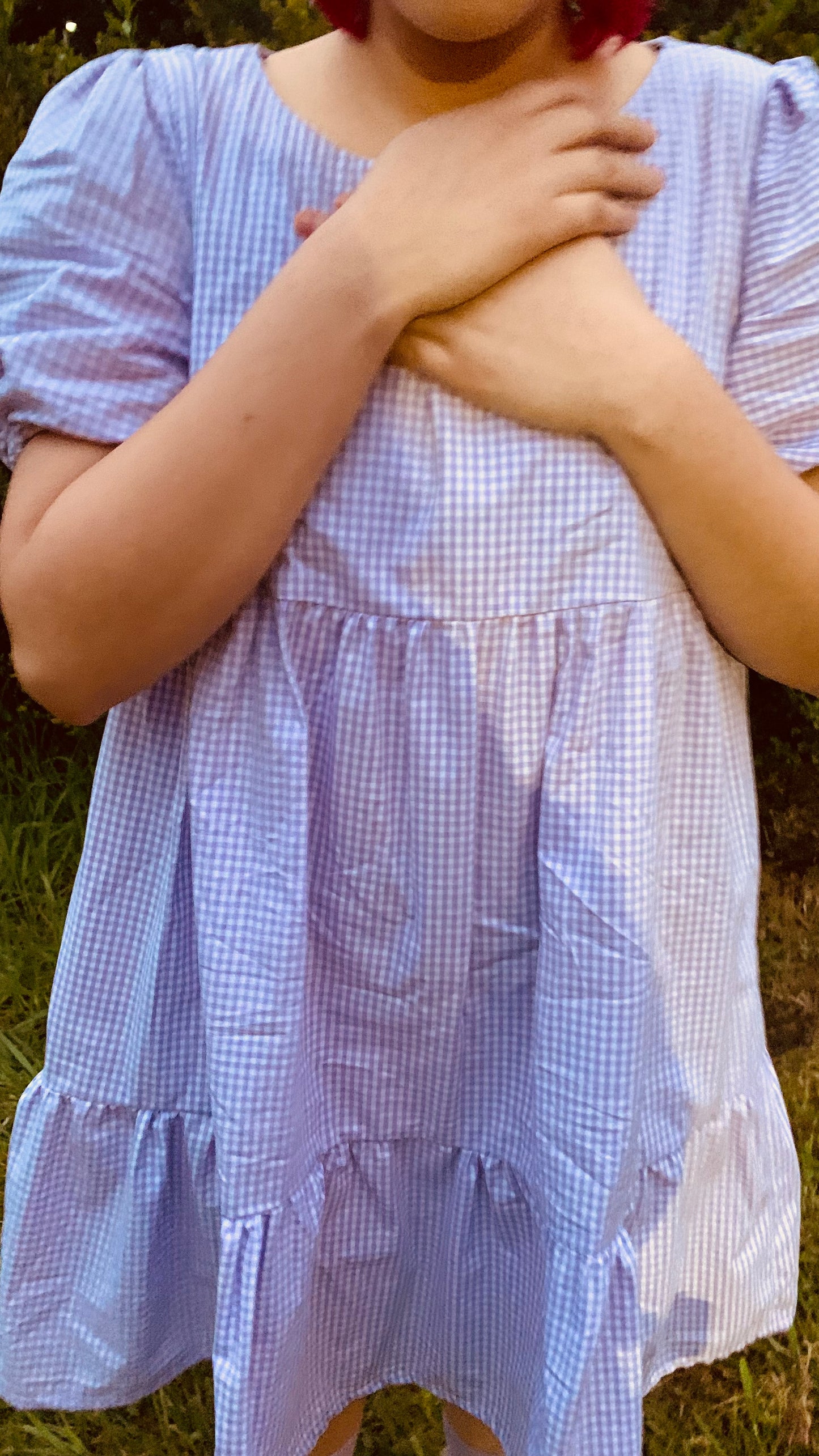 Vestido Clarissa Vichy lila