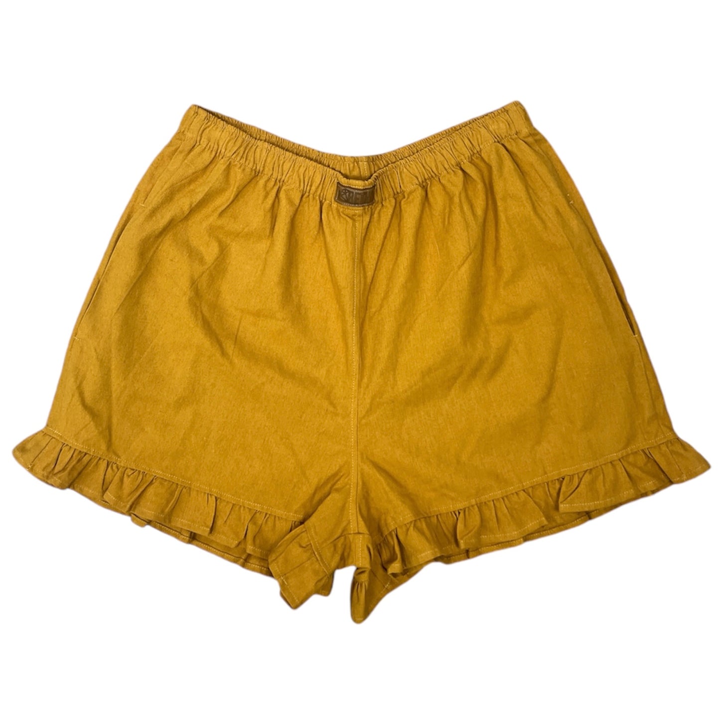 Short Lillie Lino mostaza