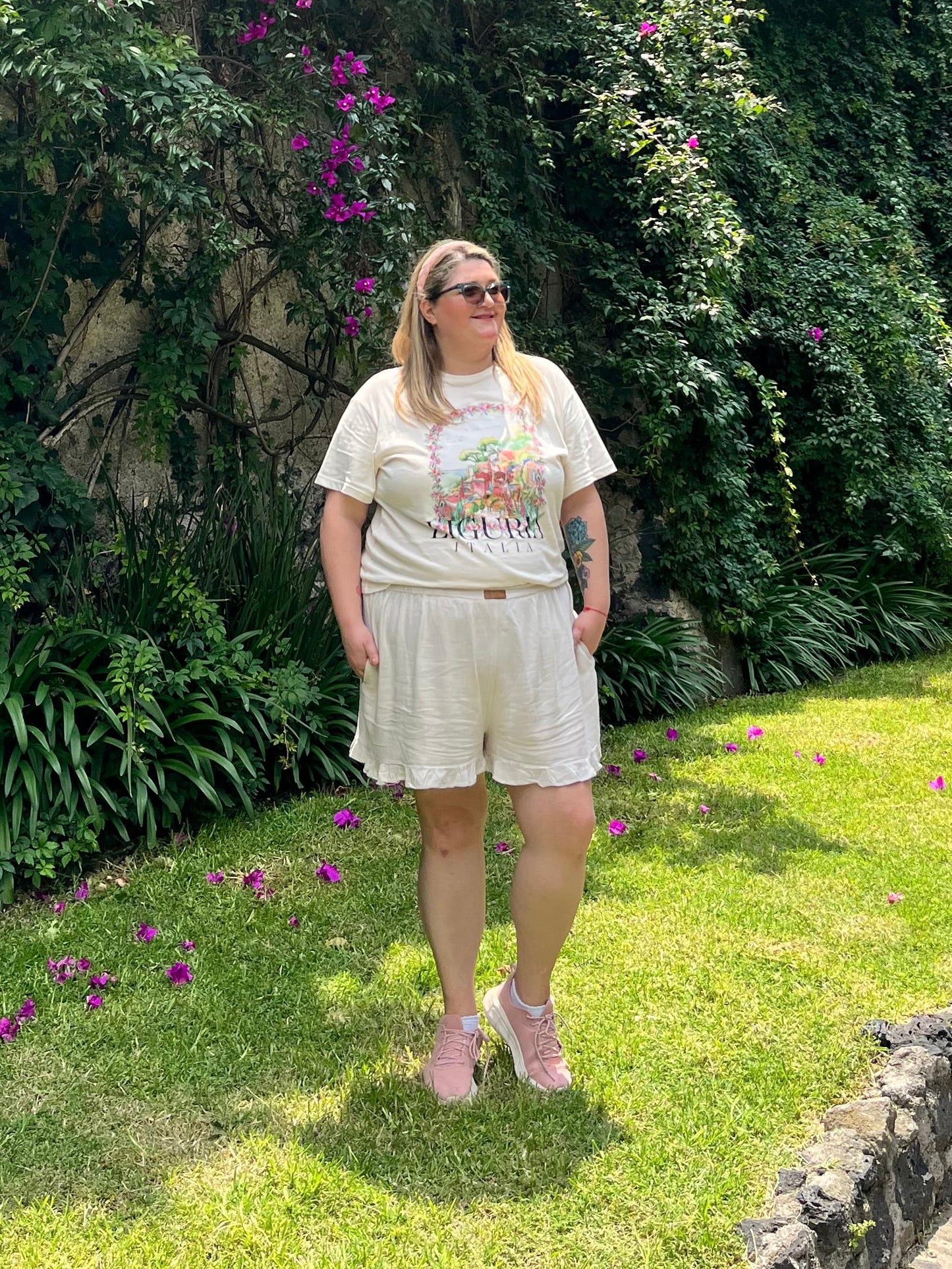 Short Lillie Lino crudo