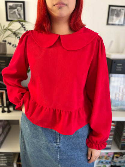Blusa Nina cotele rojo