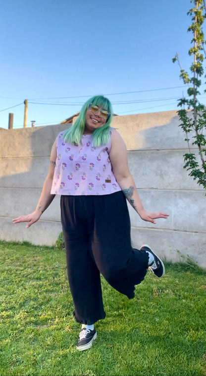 Blusa Roxie Lila floral