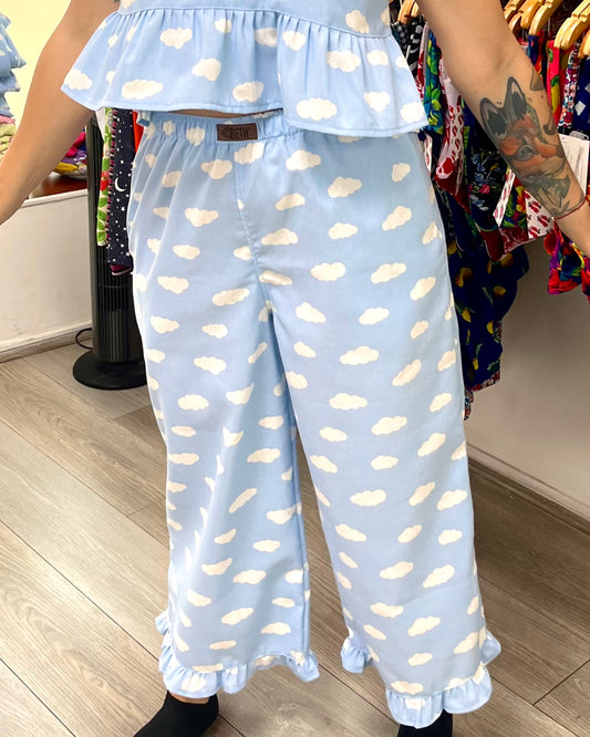 Culotte Lillie celeste nubes