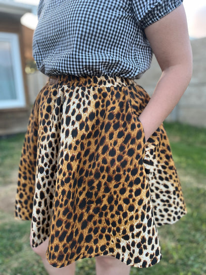 Mini falda Domi lince