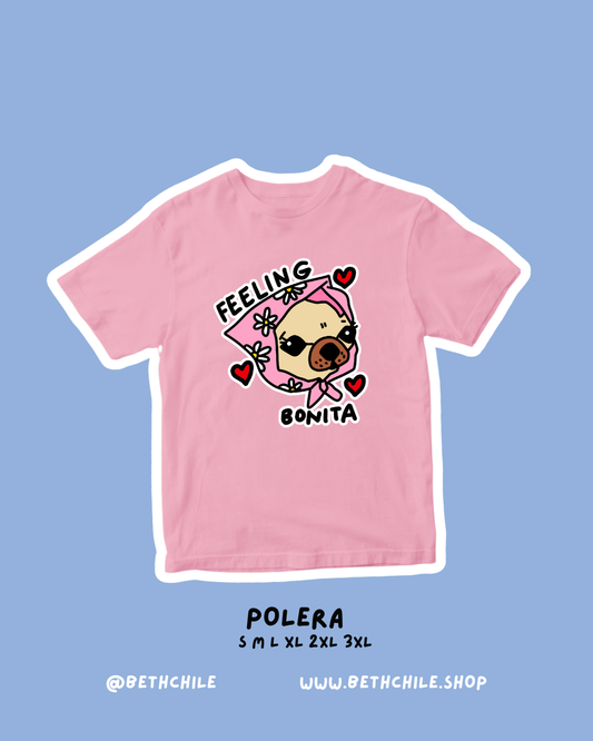 Feeling bonita 🎀✨polera rosa