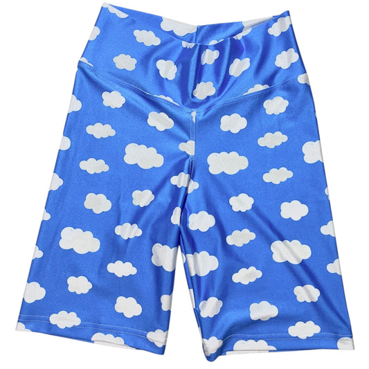 Calza biker nubes