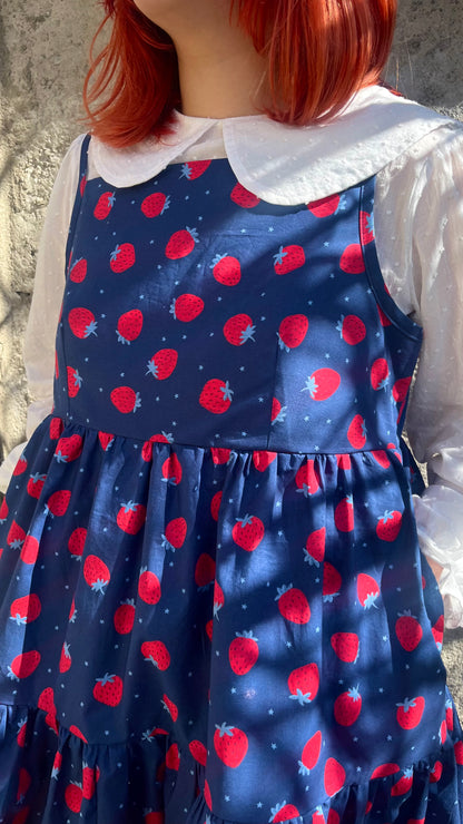Vestido Rori azul frutillas [Edición Limitada]
