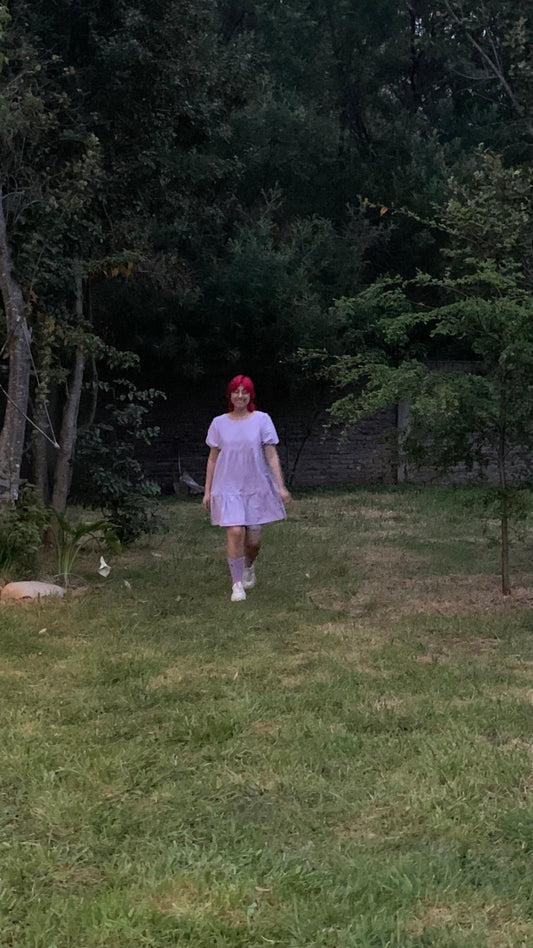 Vestido Clarissa Vichy lila