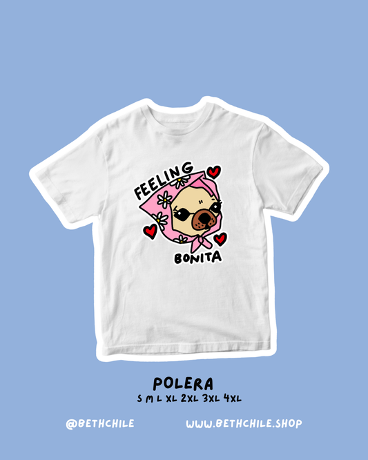 Feeling bonita 🎀✨polera blanca