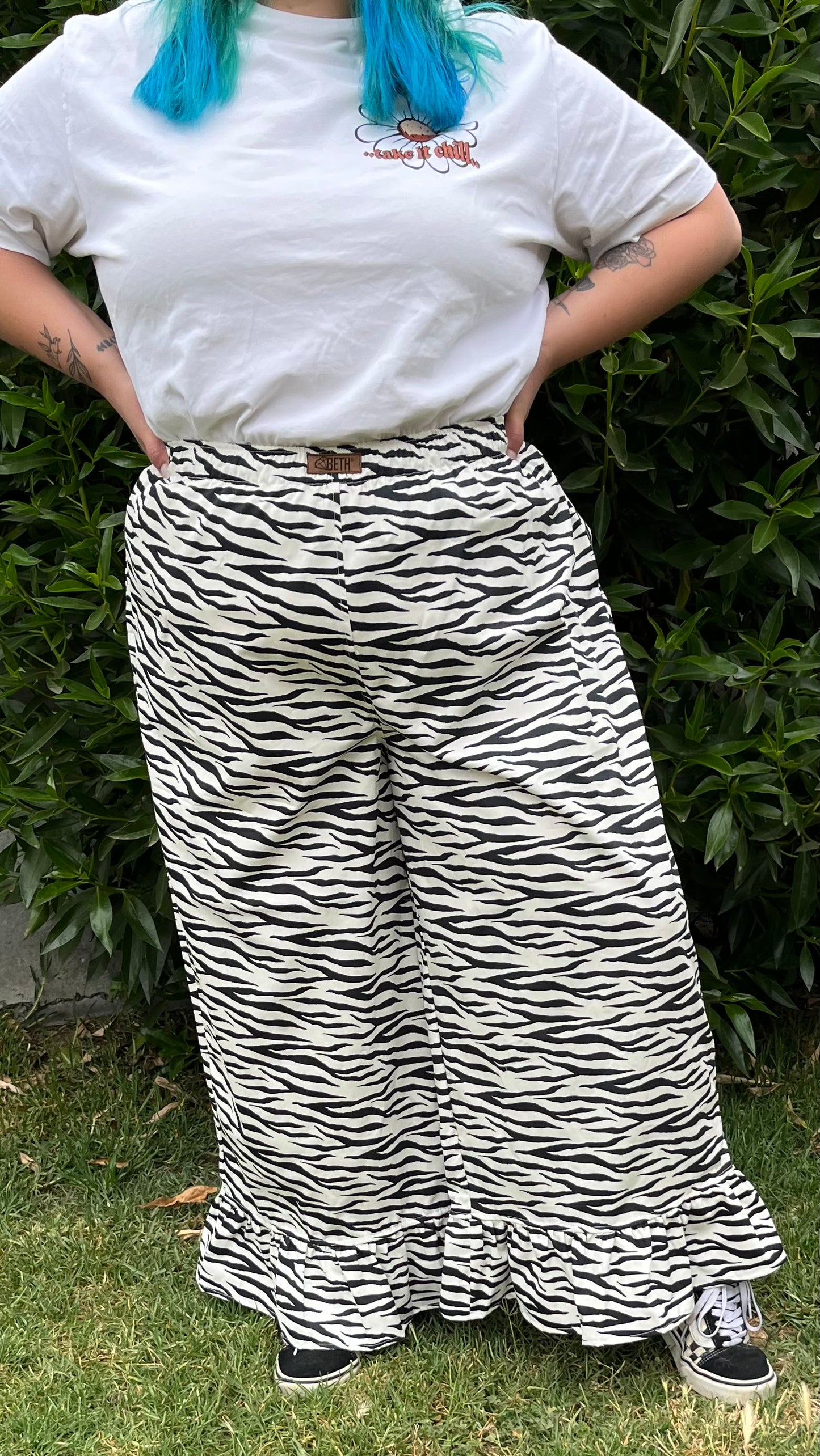 Culotte Lillie cebra (vuelito largo)