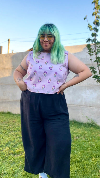 Blusa Roxie Lila floral