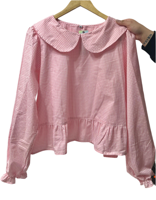 Blusa Nina Vichy rosado