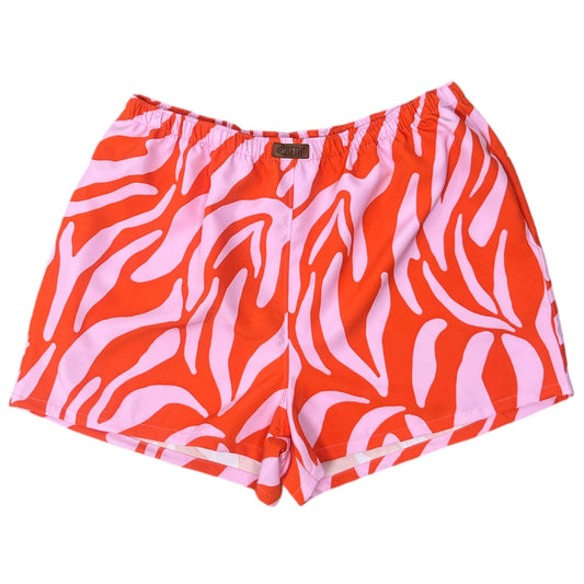 Short Connie cebra naranjo rosa