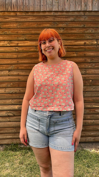 Blusa Roxie Rosado kiwis