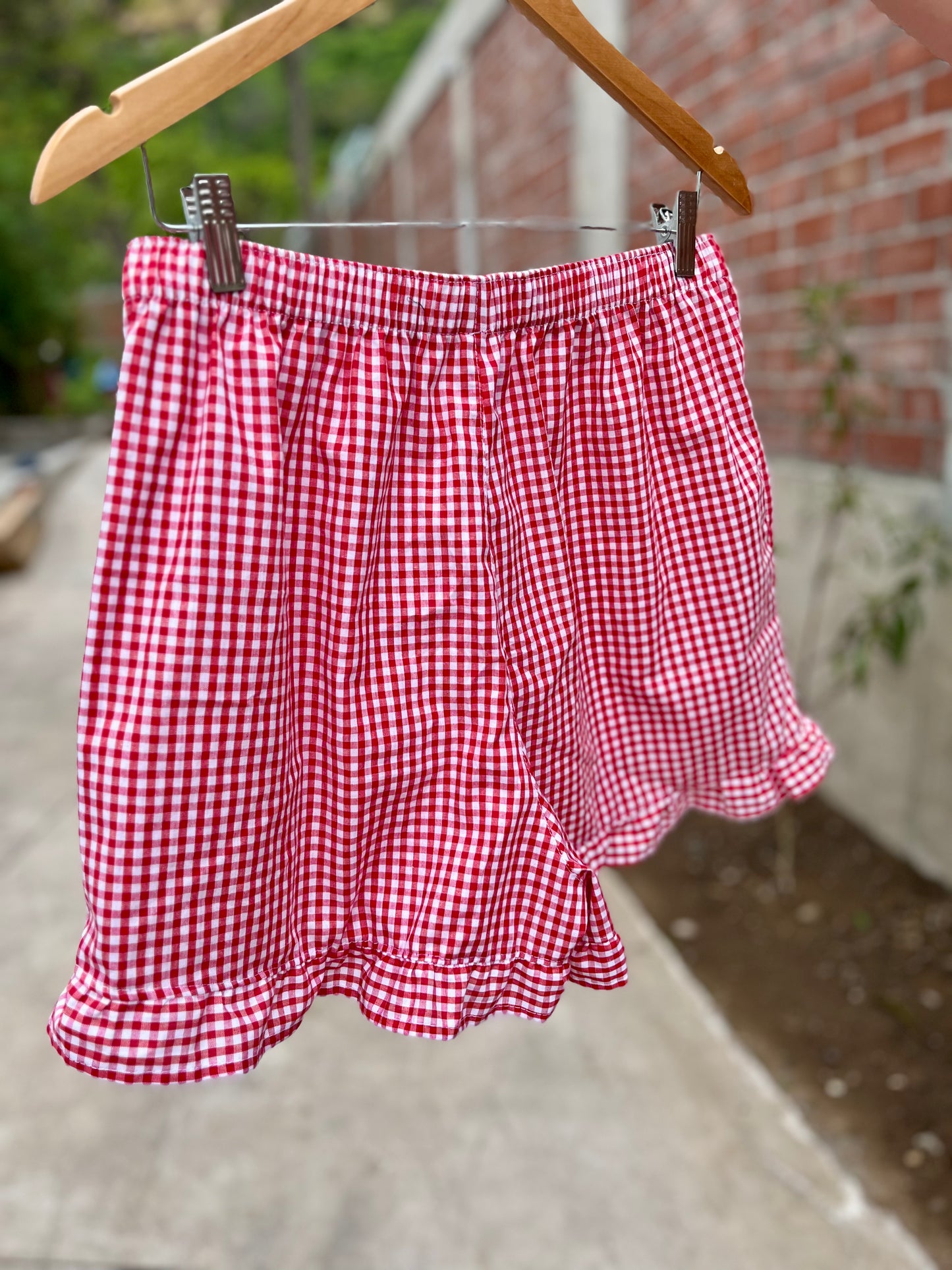 Short Lillie vichy rojo