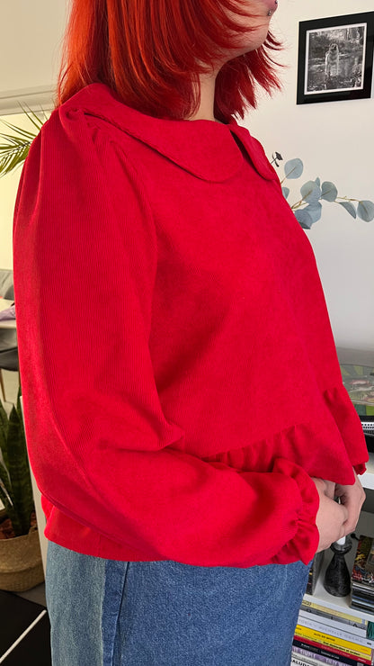 Blusa Nina cotele rojo