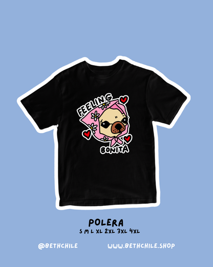 Feeling bonita 🎀✨polera negra