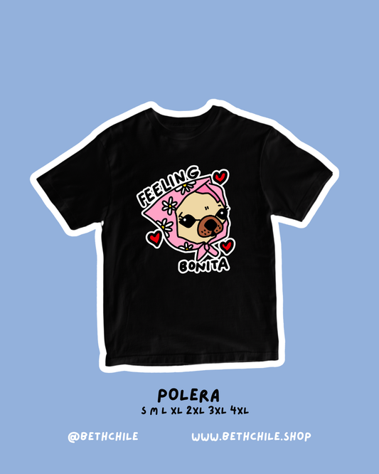 Feeling bonita 🎀✨polera negra