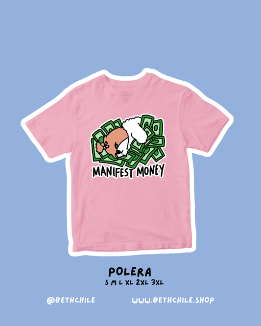 Manifest money 💸🤑 polera rosa