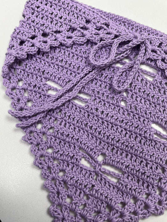 Bandana crochet libélulas