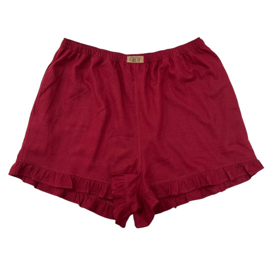 Short Lillie Lino burdeo