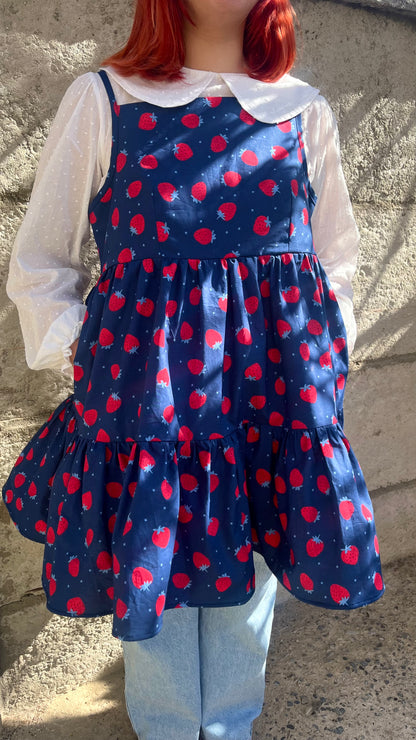 Vestido Rori azul frutillas [Edición Limitada]
