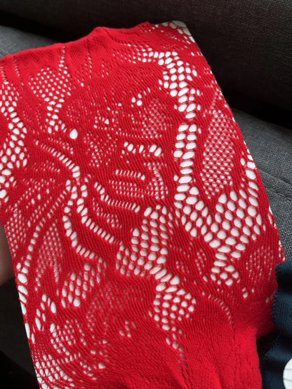 Panty De Encaje ROJO