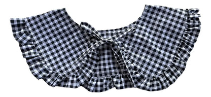 Cuellito desmontable adulto vichy negro