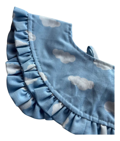 Cuellito desmontable adulto nubes celeste PRE ORDEN