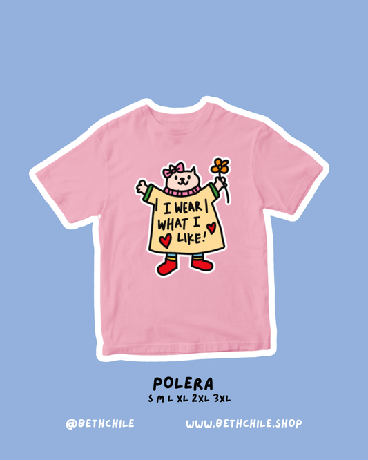 Uso lo que me gusta 🥰✨♥️ polera rosa