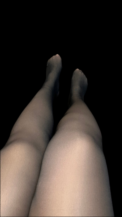 Panty térmica sin demarcación negro efecto piel beige unitalla de 42 a 52