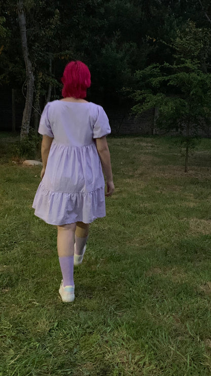 Vestido Clarissa Vichy lila