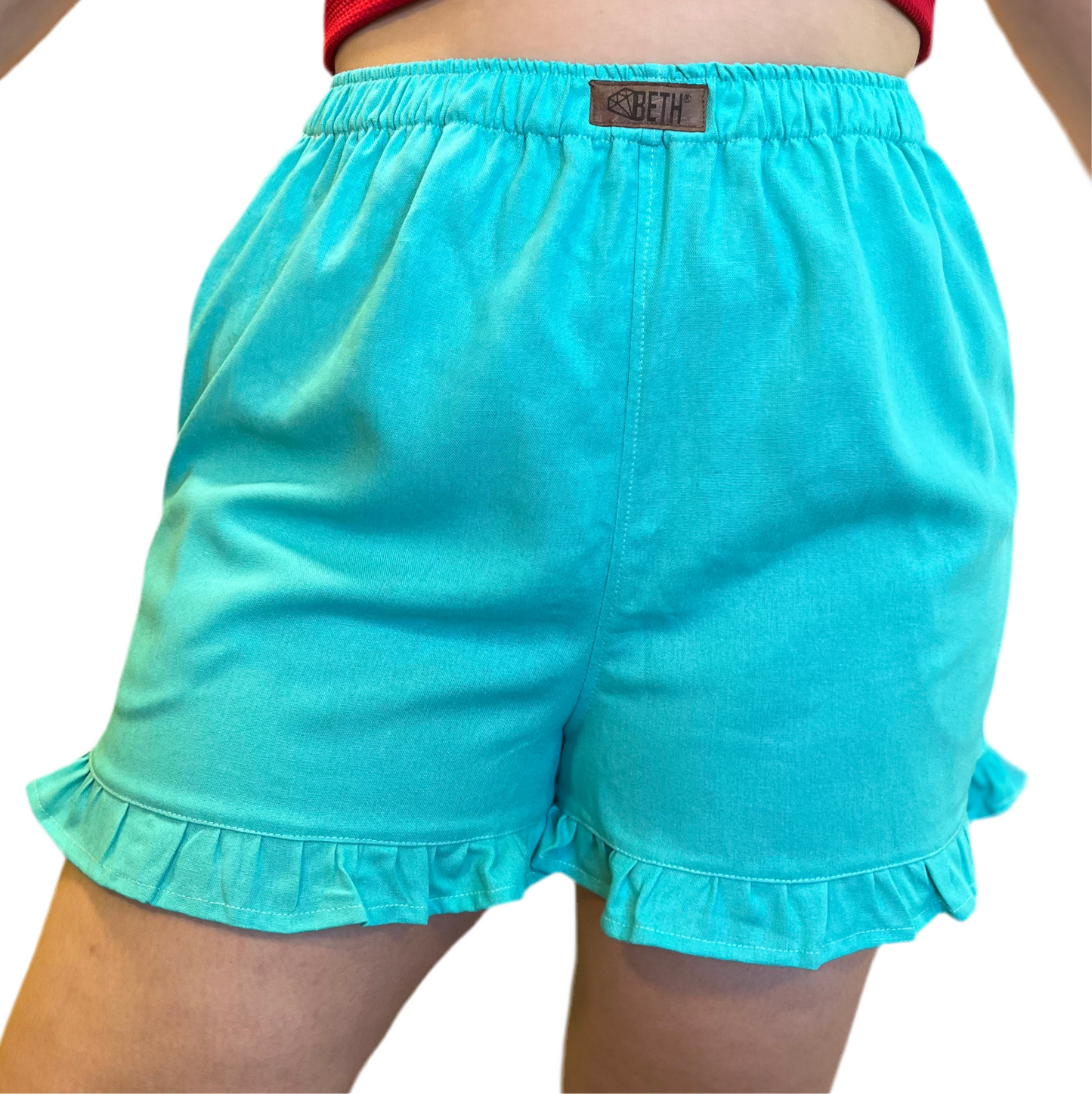 Short Lillie Lino menta