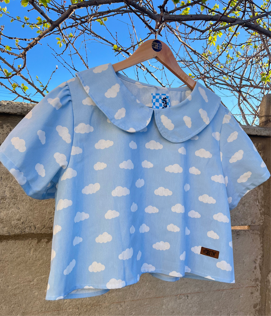 Blusa Bebé nubes