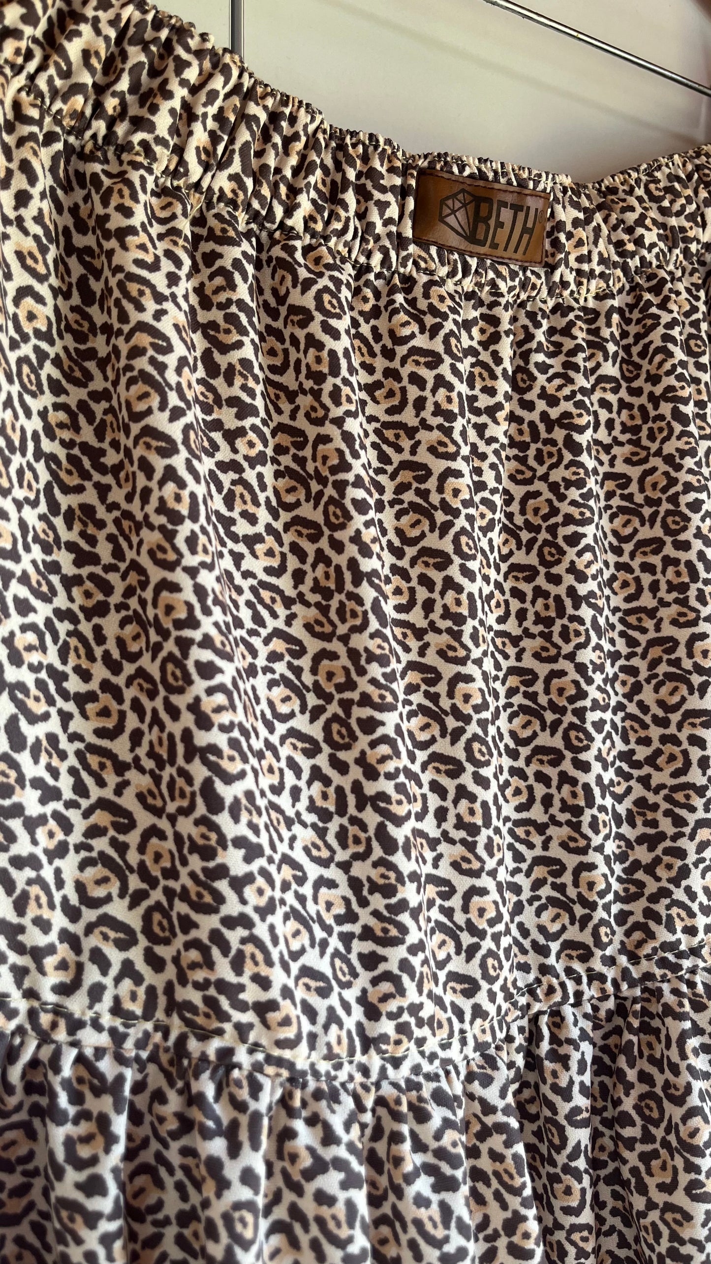 Maxi falda Cassie animal print chita